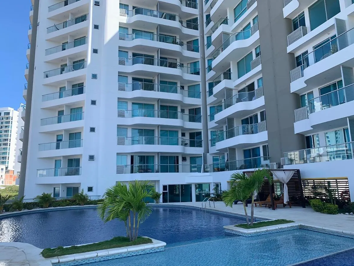 Lägenhet Santa Marta Rodadero Sur Playa Salguero A 200 Mts Del Mar Colombia