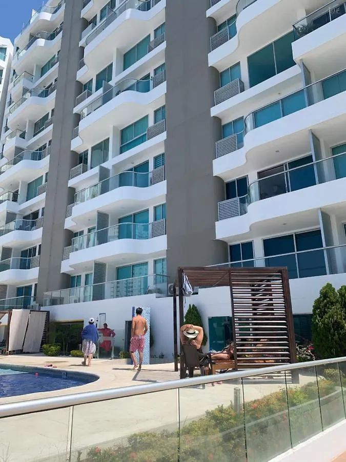 Lägenhet Santa Marta Rodadero Sur Playa Salguero A 200 Mts Del Mar